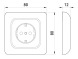 200 Розетка с з/к, 220В S, 16А 2P+Z - Метэнерго