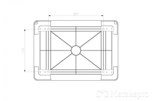 MD9002 Шкаф ударопрочный ABS 250x350x150 МП - Метэнерго