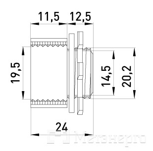i0580001 Ввод металлический e.industrial.pipe.thread.dir.1/2", резьбовой - Метэнерго i0580001 Ввод металлический e.industrial.pipe.thread.dir.1/2", резьбовой - Метэнерго