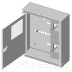 Б00020614 Ящик обліку і розподілу електроенергії ЯУР-3Н-24Э економ навісний (355х460х120) IP31, 24 группы - Метенерго