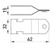 i0500001 Затискач профилю монтажного e.industrial.strut.clamp.1/2" для труб 1/2" - Метенерго