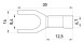 s2036055 Ізольований наконечник вилочний e.terminal.stand.sv.5,5.8.grey 4-6 кв.мм, сірий - Метенерго