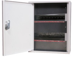 s0100025 Шкаф e.mbox.stand.n.24.z металлический, под 24 мод., навесной, с замком - Метэнерго