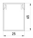 s13033013 Короб пластиковый перфорированный e.trunking.perf.stand.25.65, 25х65мм, 2м - Метэнерго