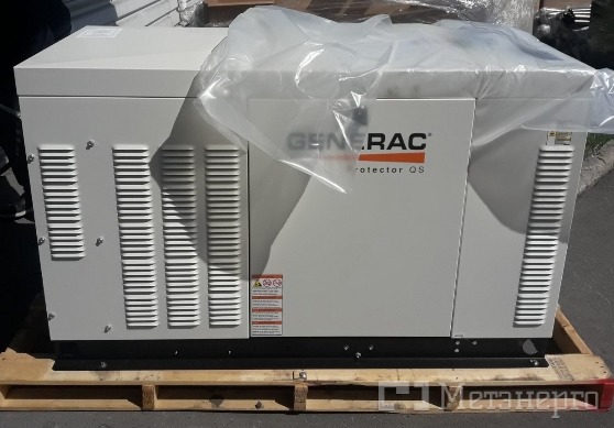 RG02724MNAX Газовый электрогенератор GENERAC RG2724 21,6 кВа с жидкостным охлаждением 220В однофазный - Метэнерго
