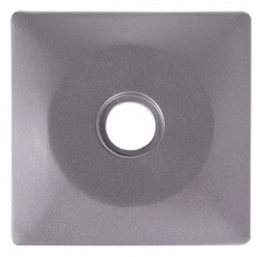 ins0040078 Панель e.lux.15111L.pn.tv.aluminium для TV-розетки, "алюминий" - Метэнерго