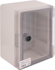 CP5032 Шкаф ударопрочный из АБС-пластика e.plbox.180.240.130.tr, 180х240х130мм, IP65 с прозрачными дверцами - Метэнерго