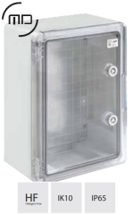 MD9022 Шкаф ударопрочный ABS 250x350x150 МП с прозрачной дверцей - Метэнерго