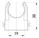 s12035002 S-образна кліпса e.pipe.s.clip.stand.20 для труб d20мм - Метенерго