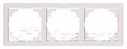 ins0020053 Рамка e.lux.10064L.3.fr.white.shrink 3-містна, біла (запаяна в п/е) - Метенерго