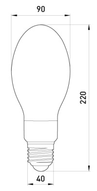 l0460003 Лампа ртутна високого тиску e.lamp.hpl.e40.250, Е40, 250 Вт - Метенерго l0460003 Лампа ртутна високого тиску e.lamp.hpl.e40.250, Е40, 250 Вт - Метенерго