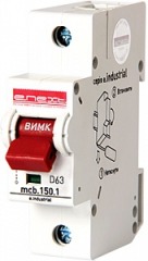 i0630001 Модульный автоматический выключатель e.industrial.mcb.150.1.D63, 1p, 63A, D, 15кA - Метэнерго