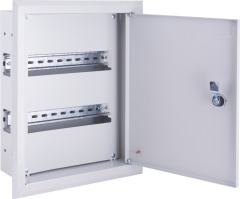 s0100209 Корпус металлический e.mbox.pro.w.18z IP31 встраиваемый на 18 модулей с замком - Метэнерго
