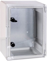 CP5017 Шкаф ударопрочный из АБС-пластика e.plbox.350.500.195.tr, 350х500х195мм, IP65 с прозрачной дверцей - Метэнерго