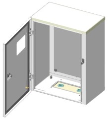 Б00012697 Бокс монтажний навісний БМ-50 (стекло) уз+П (350х500х140) IP54 - Метенерго