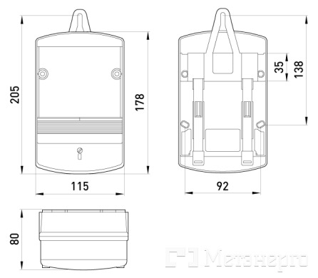 nik1437 Однофазний лічильник НІК 2102-02 1,0 220В (5-60)А М2В (корпус випуклий) - Метенерго