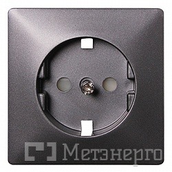 ins0020040 Панель e.lux.12311L.pn.anthracite.shrink для розетки c з/к SHUKO, "антрацит" (запаяная в п/э) - Метэнерго ins0020040 Панель e.lux.12311L.pn.anthracite.shrink для розетки c з/к SHUKO, "антрацит" (запаяная в п/э) - Метэнерго