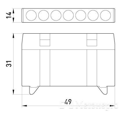 p0650007 Шина нулевая e.bsi.pro.1.7 на DIN-рейку в изолированном корпусе - Метэнерго p0650007 Шина нулевая e.bsi.pro.1.7 на DIN-рейку в изолированном корпусе - Метэнерго