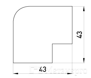 s3033003 Плоский кут e.trunking.blend.angle.stand.20.10 для короба 20х10мм - Метенерго s3033003 Плоский кут e.trunking.blend.angle.stand.20.10 для короба 20х10мм - Метенерго