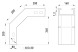 816-8A Спуск 90 град 160х80 мм - Метэнерго