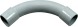 s3037002 Плавный угловой соединитель e.pipe.angle.large.stand.25 - Метэнерго