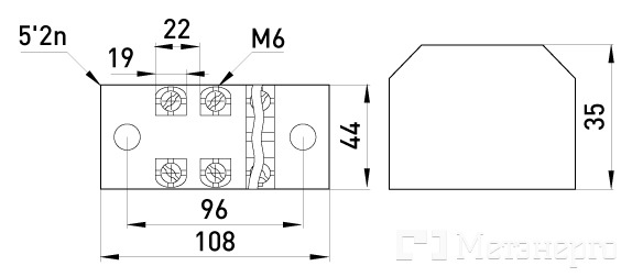 p056024 Клеммная колодка защищенная e.tc.protect.100.4 100А 4 полюса - Метэнерго p056024 Клеммная колодка защищенная e.tc.protect.100.4 100А 4 полюса - Метэнерго