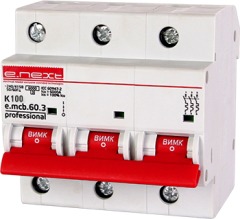 p0430005 Модульный автоматический выключатель e.mcb.pro.60.3.K 63 new, 3p, 63A, K, 6кA new - Метэнерго