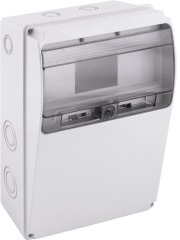 CP6001 Шкаф ударопрочный из АБС-пластика e.plbox.industrial.230x300x115.11m передняя панель наклонная IP54 - Метэнерго