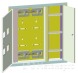 Б00000067 Щит этажный встраиваемый ЩЭ-4ст под 1-фазные счетчики со слаботочным отсеком цельнокорпусной (940х940х140) - Метэнерго