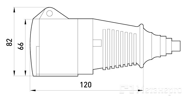 2622-326 Силовая розетка переносная 3Р+N+PE, 250/400В, 16А, IP44 - Метэнерго 2622-326 Силовая розетка переносная 3Р+N+PE, 250/400В, 16А, IP44 - Метэнерго