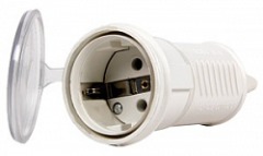 p012022 Силовая розетка переносная e.socket.pro.2.16, 2п., 220В, 16А (212) - Метэнерго