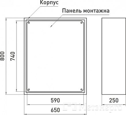 s0100238 Корпус металевий e.mbox.pro.p.80.65.25z IP31 з монтажною панеллю (800х650х250) - Метенерго s0100238 Корпус металевий e.mbox.pro.p.80.65.25z IP31 з монтажною панеллю (800х650х250) - Метенерго