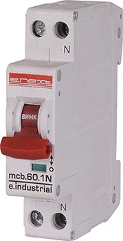 i0170006 Модульный автоматический выключатель e.industrial.mcb.60.1N.C32.thin, 1p+N, 32A, C, 6кA - Метэнерго i0170006 Модульный автоматический выключатель e.industrial.mcb.60.1N.C32.thin, 1p+N, 32A, C, 6кA - Метэнерго
