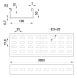 A10-15A-07 Лоток перфорированный 100х50, 3 м, толщ. 0,7 мм. - Метэнерго