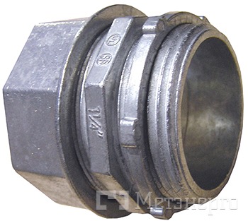i0450001 Ввод металлический e.industrial.pipe.dir.collet.1/2", цанговый - Метэнерго i0450001 Ввод металлический e.industrial.pipe.dir.collet.1/2", цанговый - Метэнерго