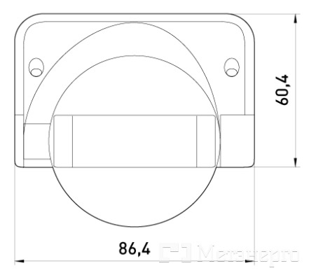 s061003 Датчик движения e.sensor.pir.09.black (черный) - Метэнерго