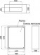 s0100259 Корпус металевий e.mbox.industrial.p.60.50.20z IP65 з монтажною панеллю (600х500х200) - Метенерго